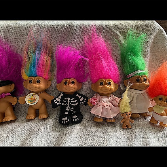 Vintage Russ HUGE LOT Troll Dolls. COLLECTORS / Rare No longer manufactured! - Picture 12 of 14